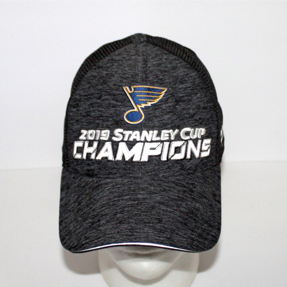 St Louis Blues trucker hat cap NHL 2019 Stanley Cup Champions Fanatics Pro